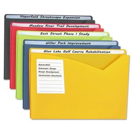C-Line Products C-Line Write-On Expanding Poly File Folders 63060